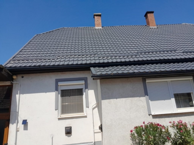 Cserepeslemezes tetőfedés 2